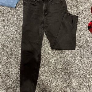 Old Navy Black Slim Straight Jeans